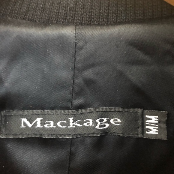 Mackage Leather And Fur Bomber - Picture 4 of 5